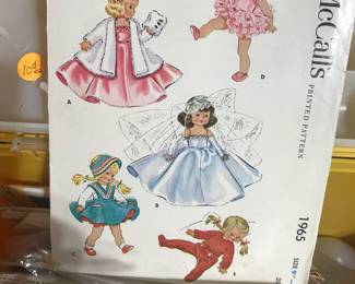 Many vintage patterns available in this sale...an avid sewer!