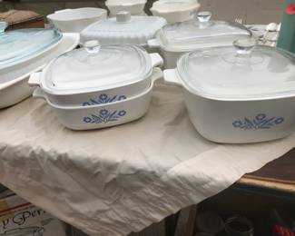 A vast array of Corningware! Some near new!