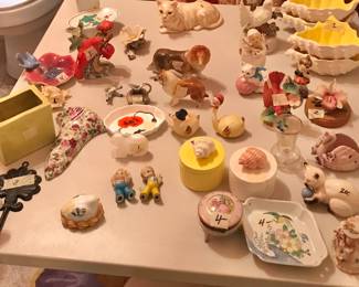 Lots of small ceramic collectibles