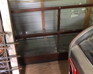 Glass display case