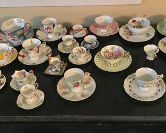 Tea cup collection