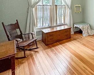 Cedar chest, rocker