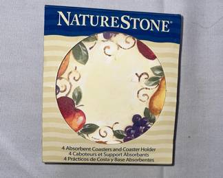 Nature Stone Coasters (4)