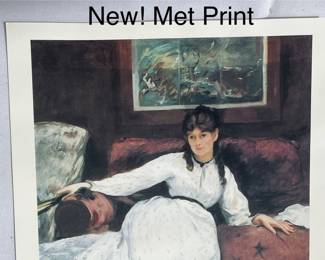 Manet- Repose- Berthe Morisot - Approx - 10" X 13"