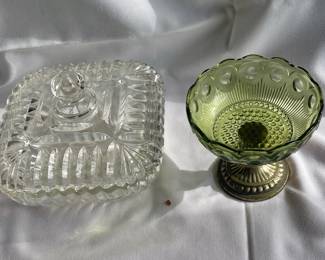 Vintage Glass Candy Dishes -