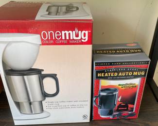 One Mug Coffee Maker & Heated Auto Mug