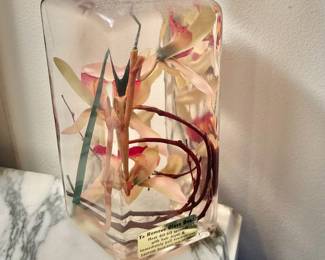 Botanical Oil Glass Bottle Art