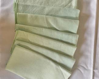 Cloth Napkins (8) Light Green -