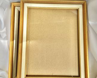 8 x 10 Picture Frames -Goldtone - some fading
