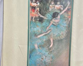 Manet-"The Green Dancers" --Matted - Approx. 14 " X 18"
