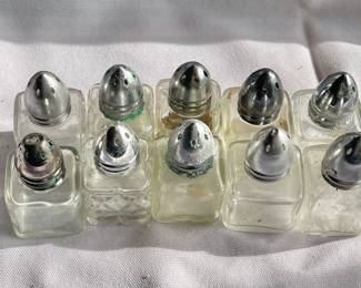 Personal Salt and Pepper Shakers-5 Sets Vintage