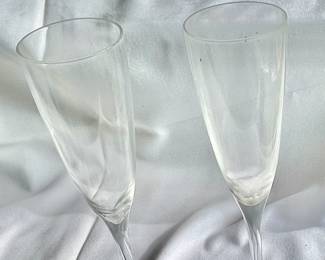 Crystal Champagne Flutes