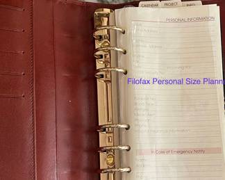 Filofax- Personal Size Talbot's Planner-New!