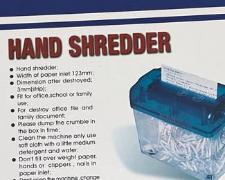Office - Hand Shredder