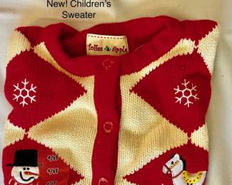 4/5T Sweater-Toffee Apple Kids Unisex - New!