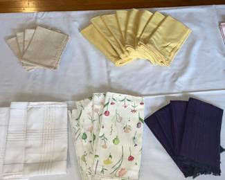 Dinner Napkins-Various Cloth