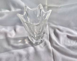 Orrefors Sweden- Vase -Crystal Crown or Candy Dish