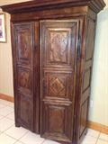 Circa 16th -17th Century-Antique Armoire