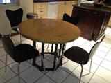Custom Design Center Granite Top & Iron Base Center Table