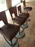 4 Ajustable Contemporary Bar Stools