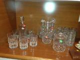 Baccarat Crystal Decanter w/Glasses & Waterford