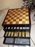 Wood Compact 4 in1 Game Table Set