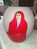 RC Gorman "Woman with red blouse".