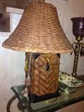 Woven Lamp & Shade