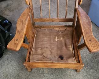Solid Wood Lounge Chair