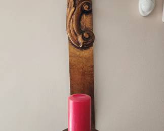 Brass Wall Candle Holder