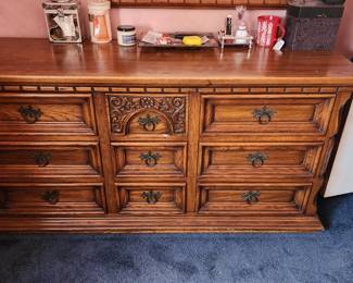 Solid Oak Dresser