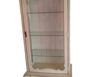 60s FRENCH PROVINCIAL DISPLAY CABINET