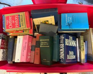 TOTES FULL OF VINTAGE BOOKS