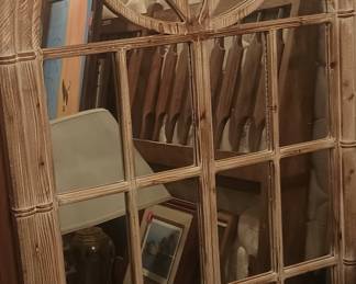 Classy wood mirror