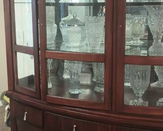 Large China Cabinet
Waterford, Shannon, and Mikasa Crystal