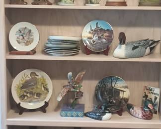 Great variety of Ducks Unlimited and duck themed pieces and decoys