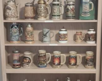 Nice collection of steins - nearly 200 total at estate