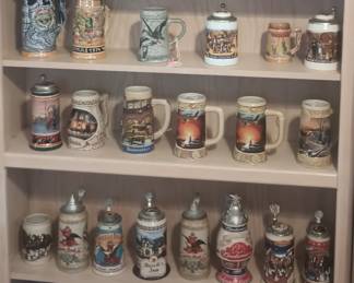 Steins galore - approximately 200 at estate