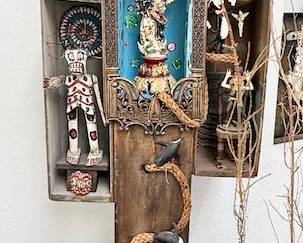 Assemblage art by Eva Kolosvary-Stupler