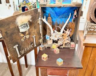 Assemblage art by Eva Kolosvary-Stupler