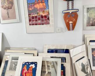 etchings by Eva Kolosvary-Stupler & Paul Kolosvary