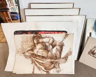 etchings by Eva Kolosvary-Stupler & Paul Kolosvary