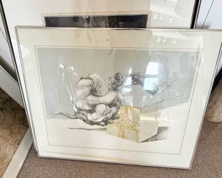 etchings by Eva Kolosvary-Stupler & Paul Kolosvary
