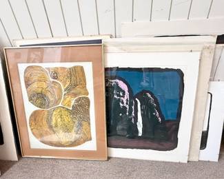 etchings by Eva Kolosvary-Stupler & Paul Kolosvary