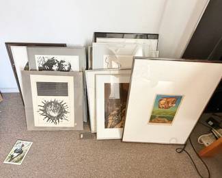 etchings by Eva Kolosvary-Stupler & Paul Kolosvary