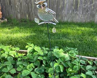 Owl yard art