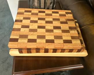 Pecan, ash, walnut cutting boards
