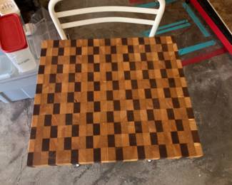Oak, pecan, and walnut custom table top
