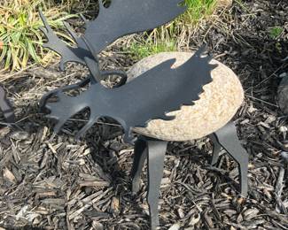 Elk yard art