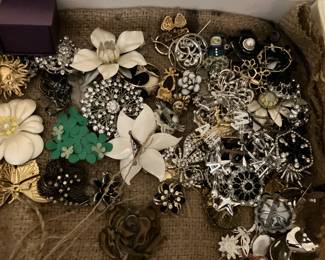 Costume jewelry pins